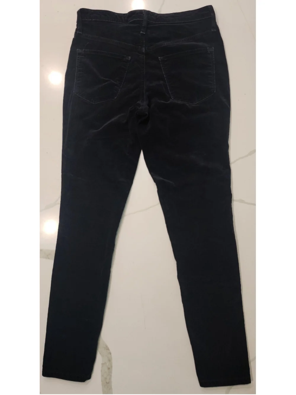 Mossimo Velvet High Rise Skinny Jeans Black 4/27 Super Stretch High Waist Pants